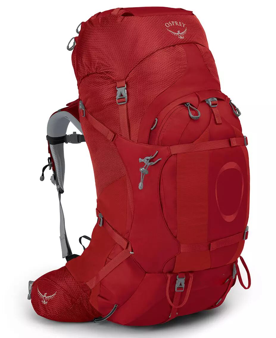 Osprey Ariel Plus 85 - Sekk - Carnelian Red - WM/L