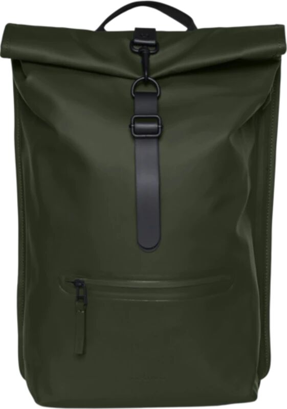 Rains Rolltop Rucksack Grønn