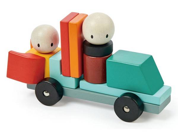 Tender Leaf Toys Magnetiske Blokker Racing