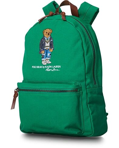 Polo Ralph Lauren Bear Canvas Backpack Green