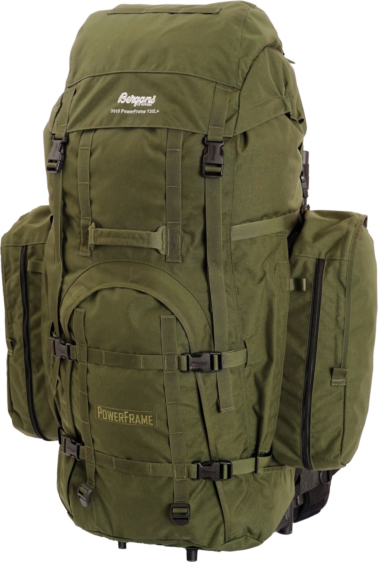 Bergans PowerFrame 130L+, ryggsekk  130 Dk Green