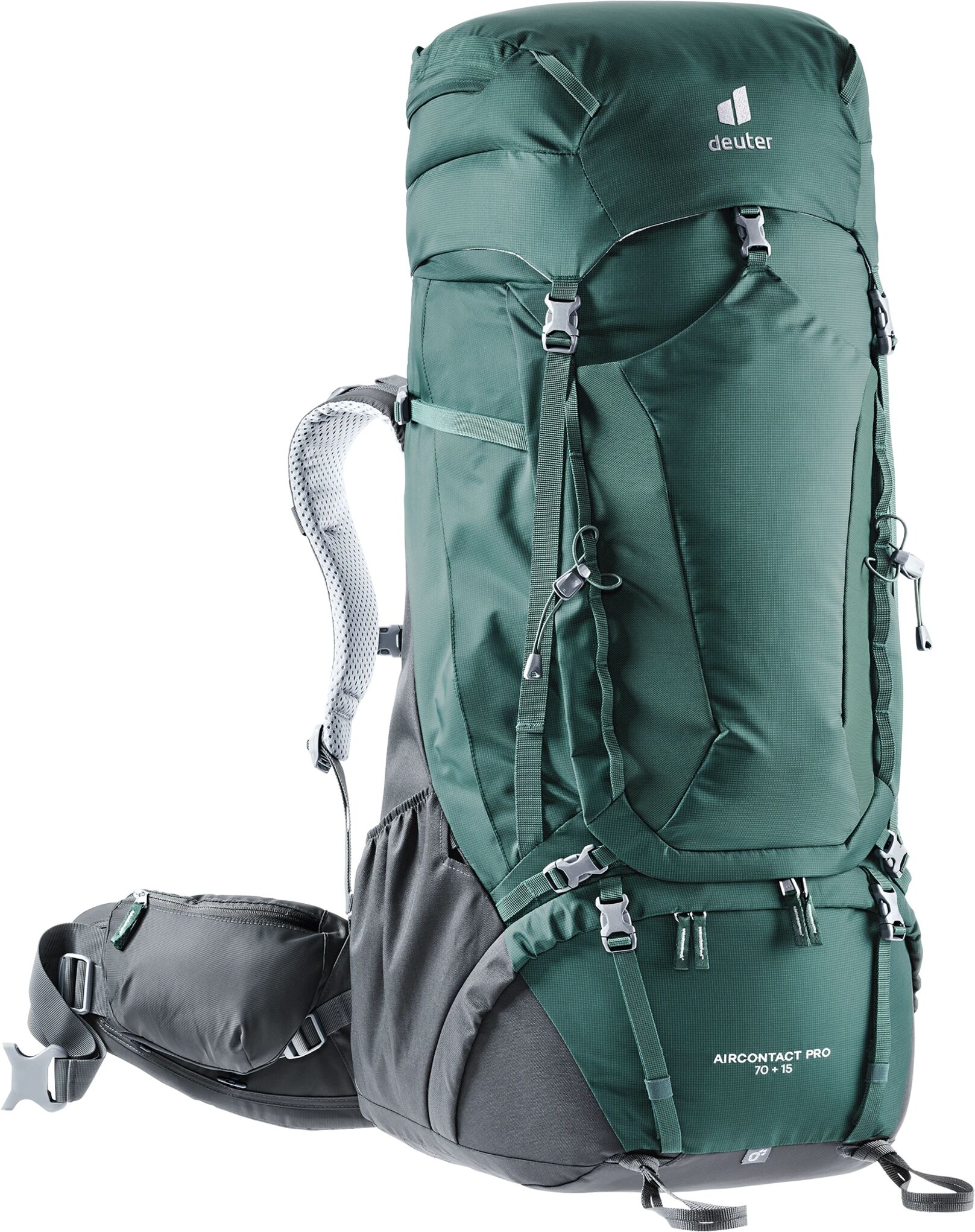 Deuter Aircontact PRO 70 + 15, tursekk 70 + 15L Forest-graphite