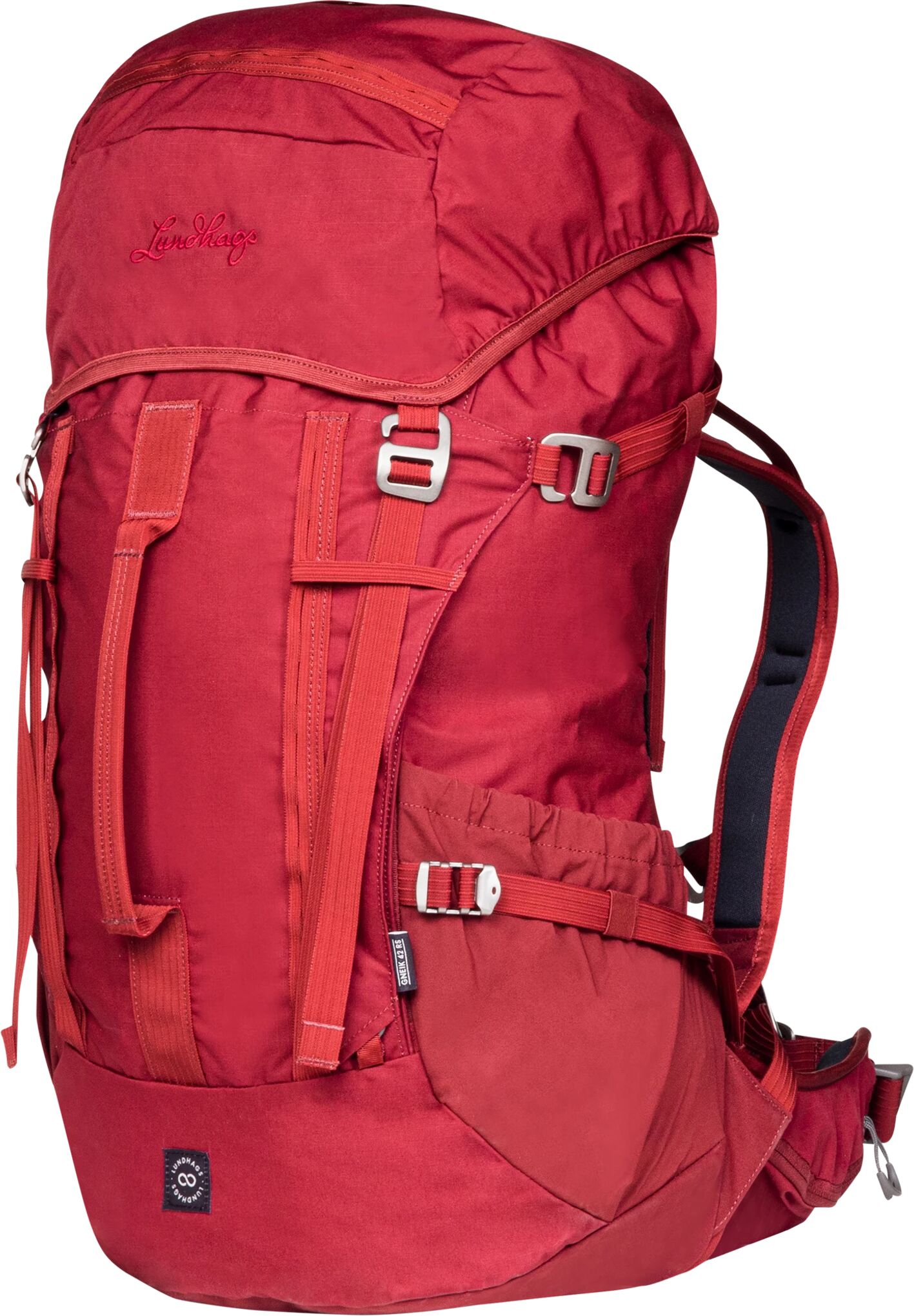 Lundhags Gneik 42 RS, ryggsekk 42L Dk Red