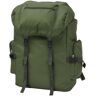 vidaXL Mochila estilo exército 65 L verde