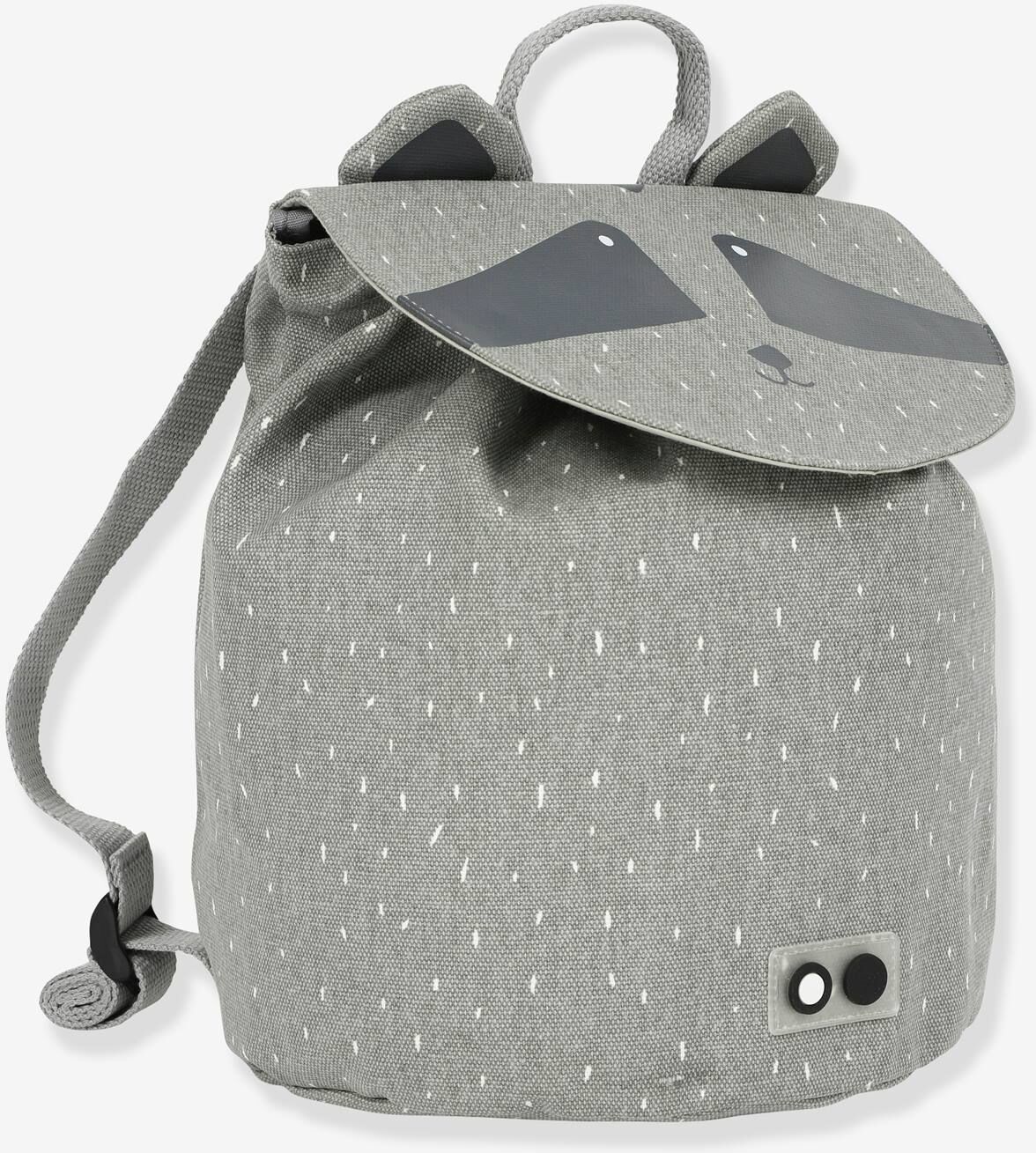 TRIXIE Mochila Backpack MINI animal, da TRIXIE cinzento claro liso com motivo