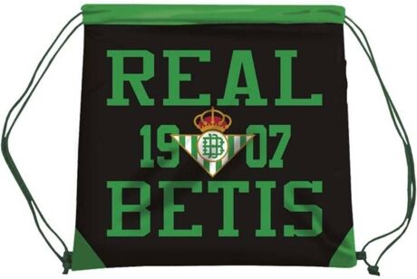 Real Betis Saco (Preto - Poliéster - 42 x 32 x 3 cm)