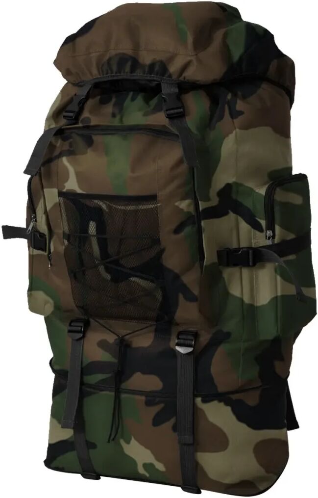 vidaXL Rucsac în stil militar, XXL, 100 L, camuflaj