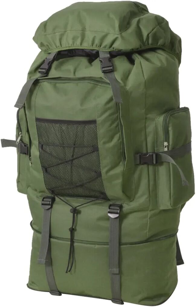 vidaXL Rucsac în stil militar, XXL, 100 L, verde