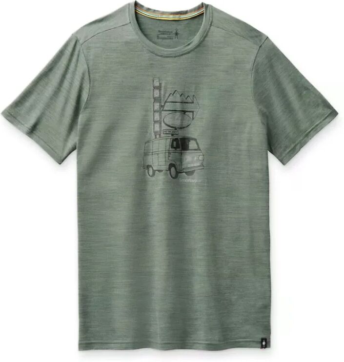 Smartwool Men's Merino Sport 150 Van Days Graphic Tee Grön