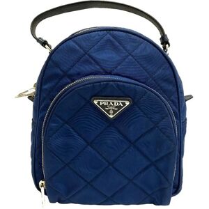 Prada Toimpuntu Backpack/Daypack Blue Unisex