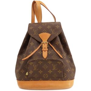 LOUIS VUITTON M51136 Montsouris Middle Monogram Backpack Daypack Canvas Women's