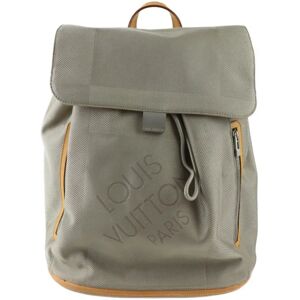 LOUIS VUITTON Pioneer Backpack/Daypack M93056 Damier Jean Canvas Leather Sable Silver Hardware Backpack