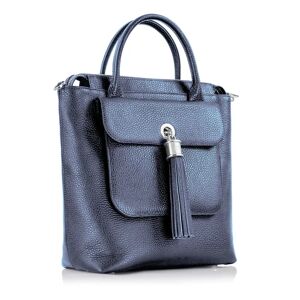 Sarah Haran Accessories Sarah Haran Mini P 2-in-1 Backpack - Metallic - Silver / Metallic Navy - Female