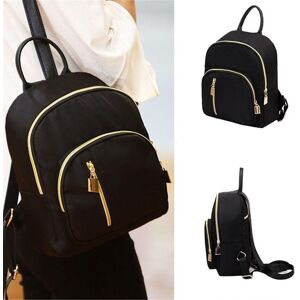 tension2509 Fashion Multi-Function Black Mini Backpack Oxford Daypack Shoulder Bag Girl Purse