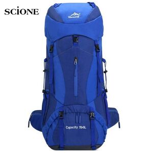 SCIONE 75L Large Outdoor Bag Backpack Camping Hiking Climbing Backpacks Rucksack Men Waterproof Nylon Sport Travel Bag Women  X161A