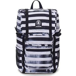 Invicta S.P.A. Zaino - Triko - Bianco Nero - Tasca Porta Pc Padded - 27 L -