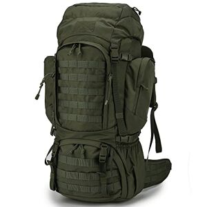 Mardingtop 60L Tactical backpack Military Rucksack MOLLE Camping and Hiking Backpack High Capacity with Rain Cover for Trekking Mountaineering Hunting Traveling