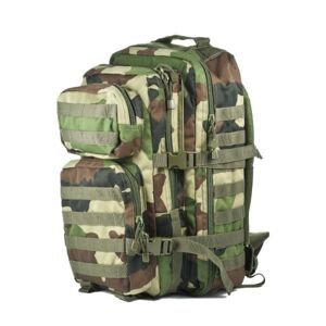 Mil-Tec Military Army Patrol MOLLE Assault Pack Tactical Combat Rucksack Backpack Bag 50L French CCE Camo