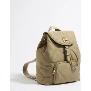 BIMBA Y LOLA Medium-sized light khaki padded nylon backpack LIGHT KHAKI UN adult