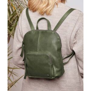 Green Leather Mini Backpack   Meldon Moshulu