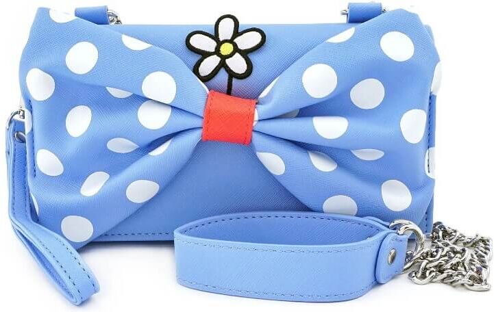 Loungefly Disney Positively Minnie Polka Dot Crossbody Wristlet