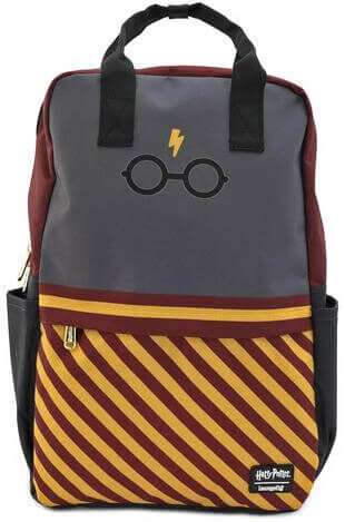 Loungefly Harry Potter Glasses Square Nylon Backpack