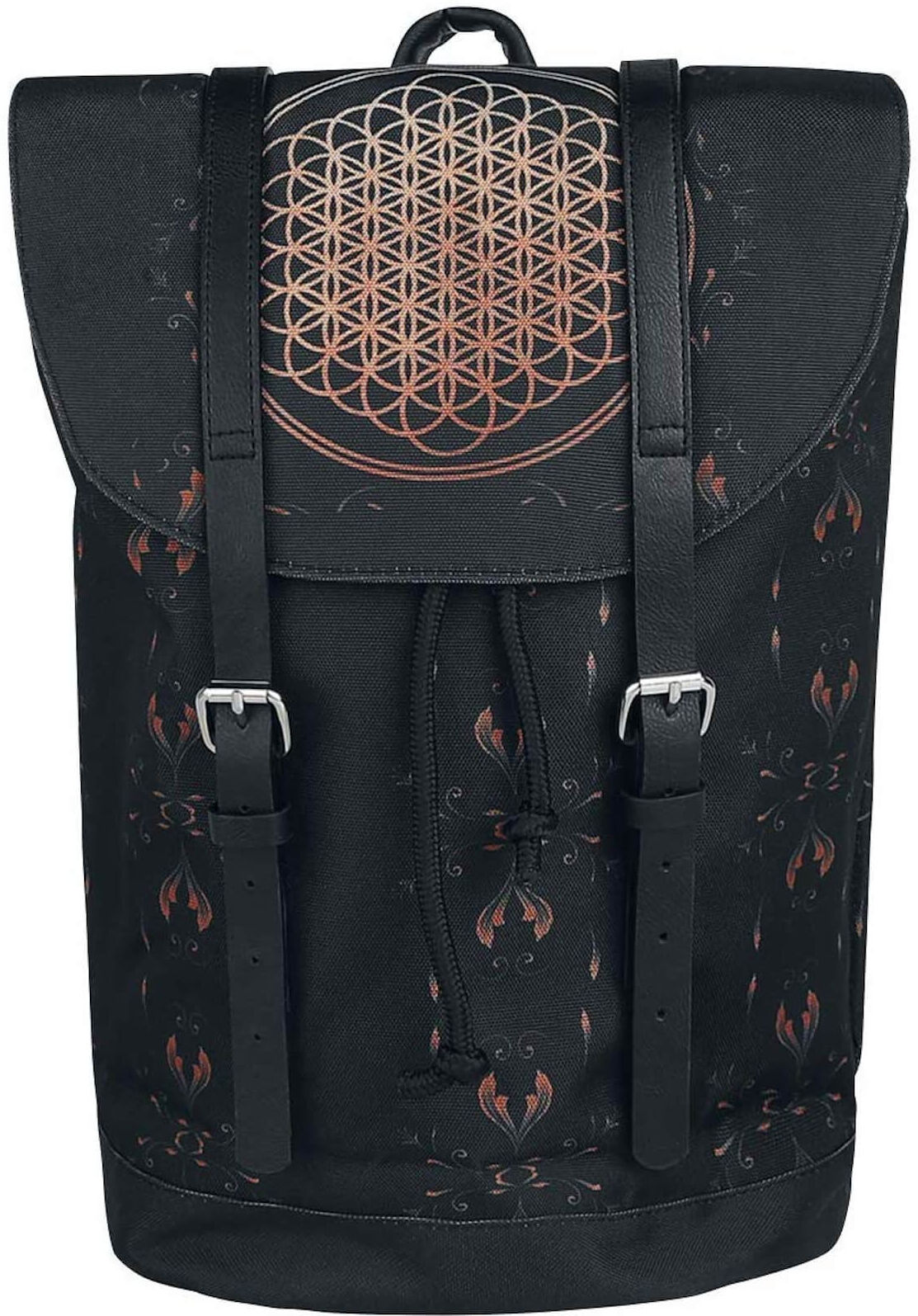 Rocksax Bring Me the Horizon Flower of Life Heritage Bag