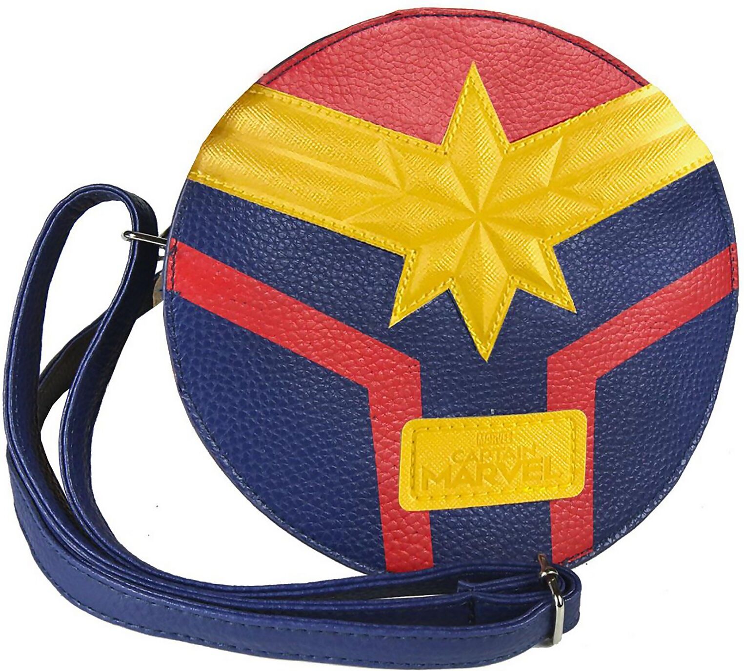 Cerda Marvel Captain Marvel Faux Leather Shoulder Bag - Blue