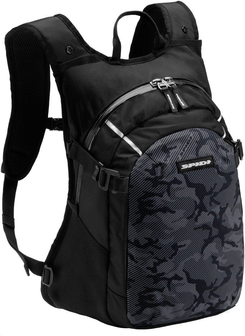 Photos - Backpack Spidi Tour Pack  Unisex Black Grey Size: One Size v119k3626os 