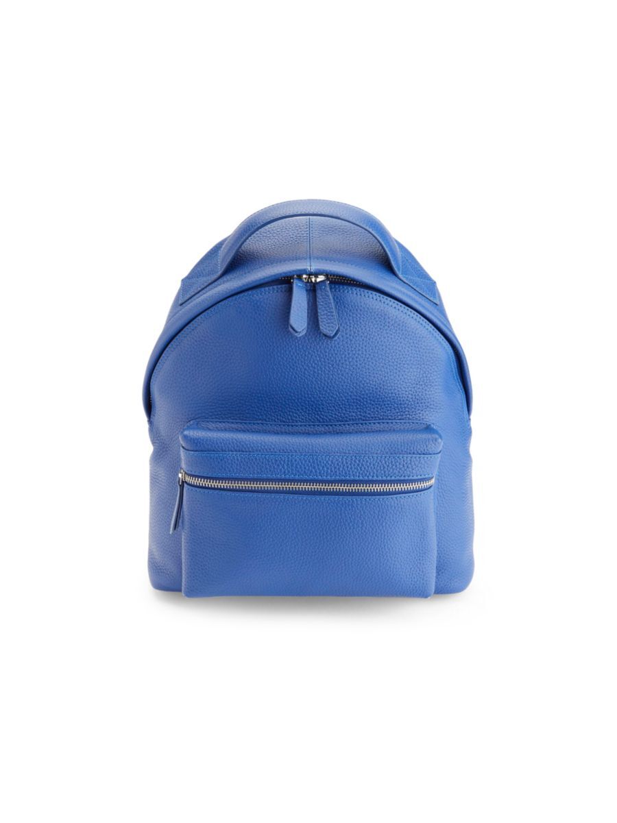 Photos - Suitcase / Backpack Cover Royce New York Women's Compact Leather Backpack - Cobalt Blue - female 040