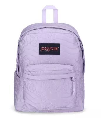 Photos - Backpack JanSport Superbreak Plus FX  - Pastel Lilac Daisy Daydream 