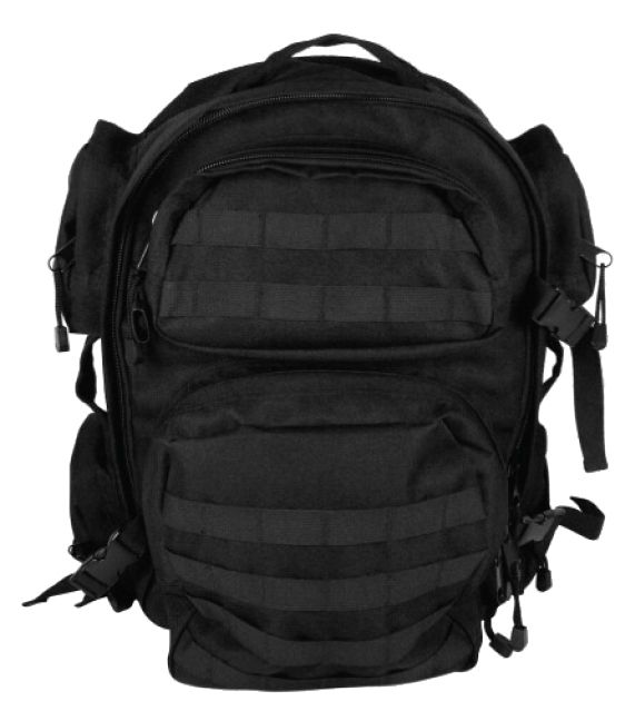 Photos - Backpack VISM Tactical Back Pack w/PALS Webbing - Black