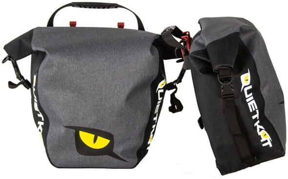 Photos - Backpack QuietKat Pannier Bags, Single Bag, Charcoal, FKA-16540