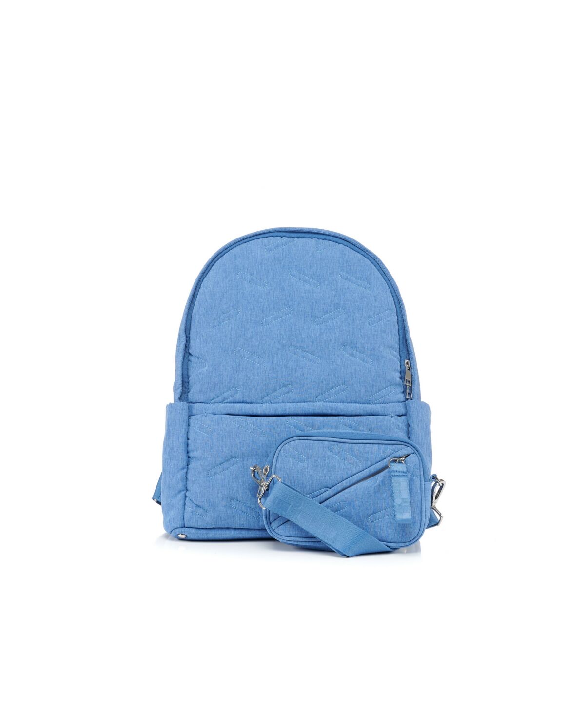 Go Dash Dot Maya Backpack with matching crossbody/belt bag - Denim