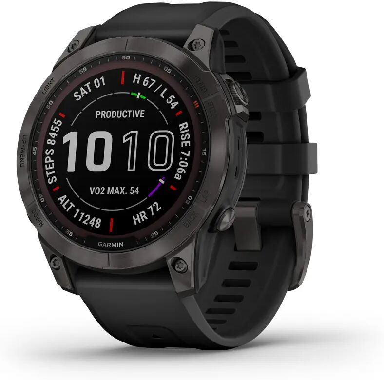 Garmin Fenix 7 Sapphire Solar Schwarz Titan