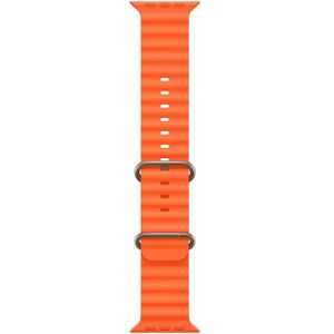 Apple Smartwatch-Armband Ocean Band, 49 mm, Orange Orange Größe