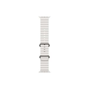 Apple Smartwatch-Armband Ocean Band, 49 mm, Weiss Weiss Größe