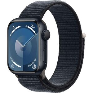 Apple Smartwatch »Series 9, GPS, Aluminium-Gehäuse mit Sportarmband«, (Watch... Mitternacht Größe