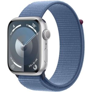 Apple Smartwatch »Series 9, GPS, Aluminium-Gehäuse mit Sport Loop Armband«,... Silberfarben Größe