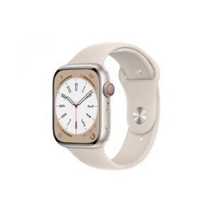 Apple Watch Series 8 LTE 45mm Aluminium Polarstern Sportarmband Polarstern