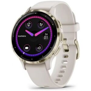 Garmin Venu 3S - Smartwatch - Elfenbein / Softgold