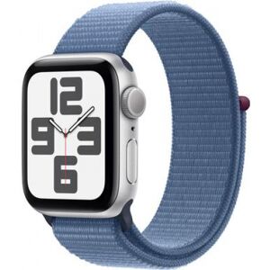 Apple Watch SE (2023) (silber/blau, 40 mm, Sport Loop, Aluminium)