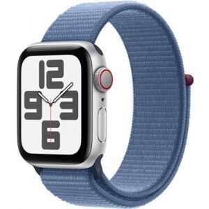 Apple Watch SE (2023) (silber/blau, 40 mm, Sport Loop, Aluminium, Cellular)