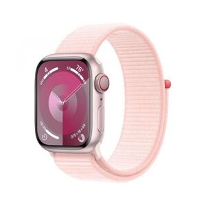 Apple Watch Series 9 (rosa/rosé, Aluminium, 41 mm, Sport Loop, Cellular)