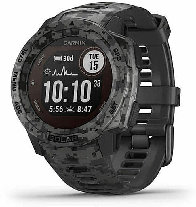 Garmin GPS-Sportuhr Instinct® Solar grau   X 010-02293-05 Auf Lager Unisex EG