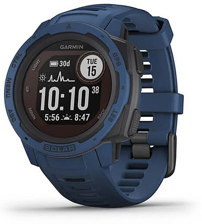 Garmin GPS-Sportuhr Instinct® Solar blau   010-02293-01 Auf Lager Unisex EG