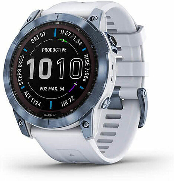 Garmin GPS-Sportuhr Fenix 7X Sapphire Solar grau   010-02541-15 Auf Lager Unisex EG