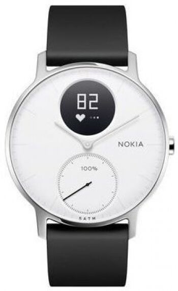 Nokia Steel HR 36mm - Smartwatch Silber/Weiss