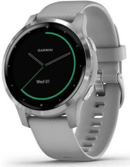 Garmin vivoactive 4S - Sportuhr - Grau/Silber