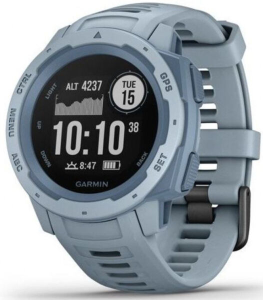 Garmin Instinct - Smartwatch - Hellblau/Blau